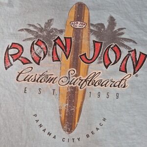 Ron Jon Surf Shop Panama City Beach Florida  Long Sleeve Graphic T Mens 2XL